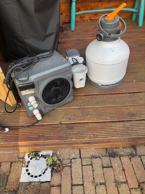 Zwembad filter/verwarming, Tuin en Terras, Zwembad-toebehoren, Zo goed als nieuw, Ophalen