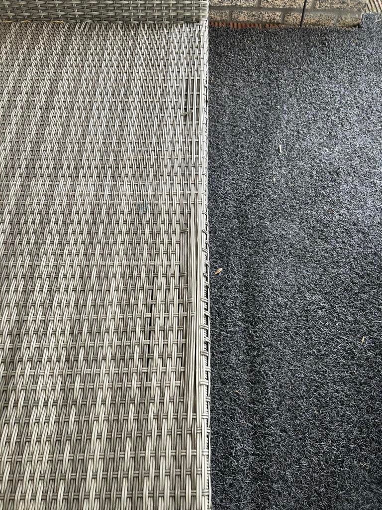 Loungebank met kussens, Tuin en Terras, Tuinsets en Loungesets, Ophalen, Gebruikt, 3 zitplaatsen, Loungeset