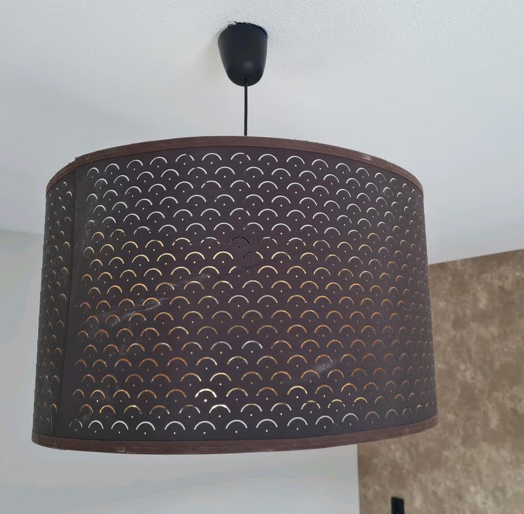 Mooie zwarte/gouden hanglamp * 59 cm  * Nymo, Huis en Inrichting, Lampen | Hanglampen, Ophalen of Verzenden, Zo goed als nieuw