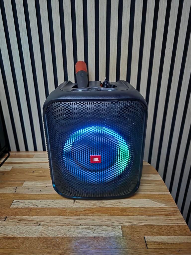 JBL PartyBox Encore met draadloze microfoon, Ophalen of Verzenden, Zo goed als nieuw, Complete set
