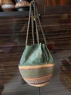 Boho Ibiza Tas van Riet en Leer, Ophalen, Gebruikt, Groen, Schoudertasje