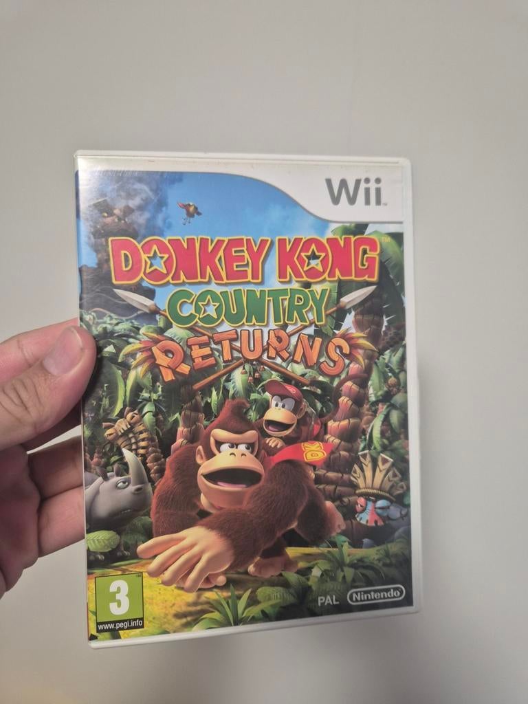 Donkey Kong Country Returns - Wii (PAL), 2 spelers, Eén computer, Ophalen of Verzenden, Zo goed als nieuw