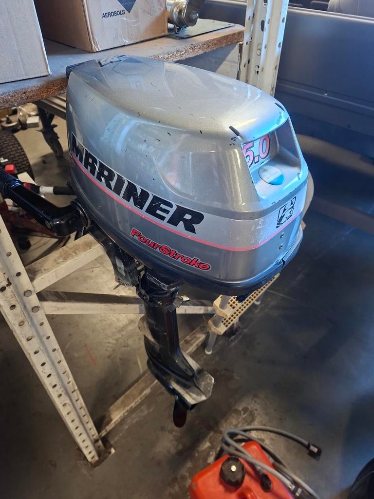 Mariner 5.0 FourStroke Buitenboordmotor, Watersport en Boten, Ophalen, Gebruikt, 5 tot 10 pk, Geen idee?