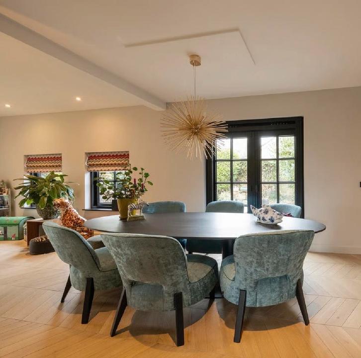 Luxe Passe Partout Buddha Low Dining Eethoek, Huis en Inrichting, Complete eetkamers, Zo goed als nieuw, 6 tot 8 stoelen, Ophalen