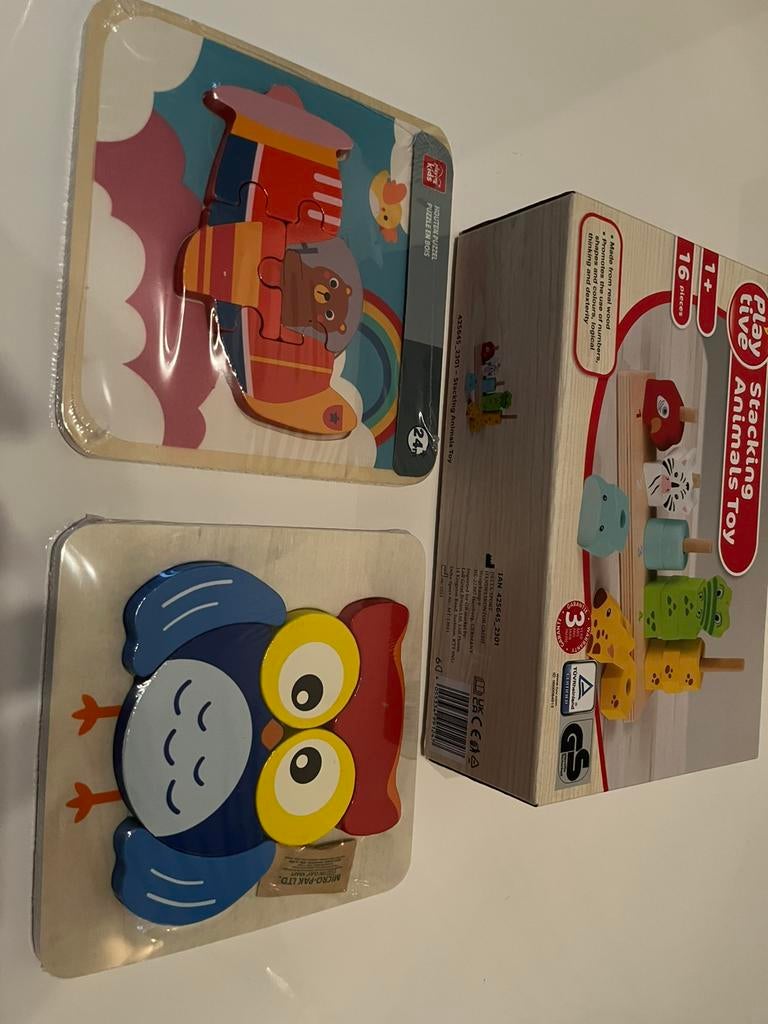 Houten speelgoed nieuw in verpakking, Kinderen en Baby's, Speelgoed | Houten speelgoed, Ophalen, Nieuw, Overige typen