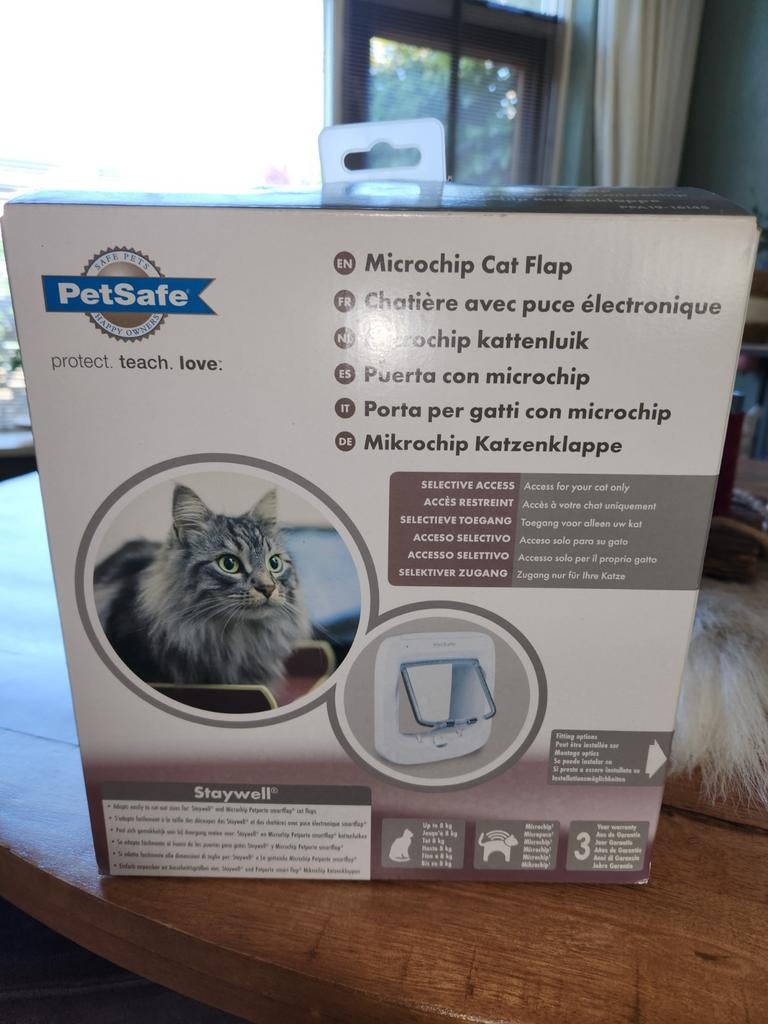 Microchip kattenluik nieuw in doos van het merk PetSafe, Dieren en Toebehoren, Ophalen, Nieuw
