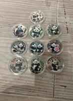 10 x Panda munten verzameling, Ophalen of Verzenden, Oost-Azië, Setje