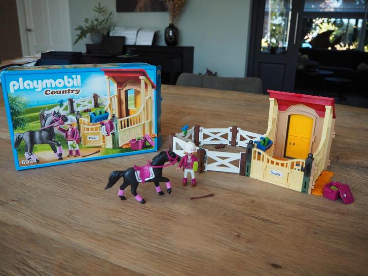 Playmobil country 6934 Arabier met paardenbox, Kinderen en Baby's, Speelgoed | Playmobil, Zo goed als nieuw, Complete set, Ophalen of Verzenden