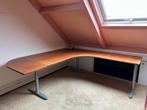 Gebruikt hoekbureau, in hoogte verstelbaar, Huis en Inrichting, Bureaus, Ophalen, In hoogte verstelbaar, Gebruikt, Bureau