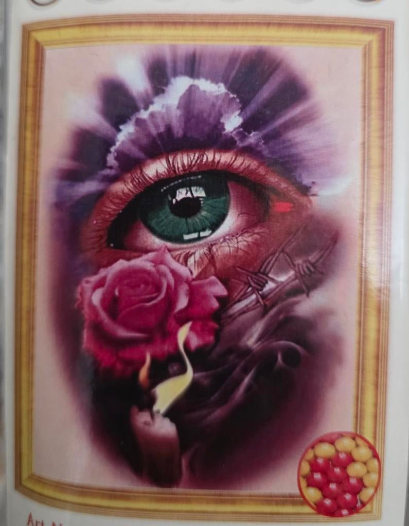 Diamond Painting 50x40 - Ronde Steentjes, Diamond painting world 2021@gmail.com, Overige typen, Nieuw, Ophalen of Verzenden