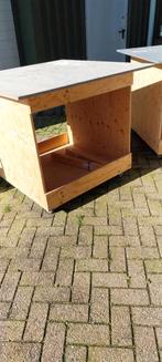 Houten werktafel op wielen, Doe-het-zelf en Verbouw, Werkbanken, Ophalen