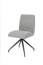 Partij van 18 grijze bouclé stoelen, Ophalen, Nieuw, Stof, Vijf, Zes of meer stoelen