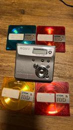 Draagbare Sony Minidisc  speler met 4 md’s, Ophalen of Verzenden, Minidisc-speler