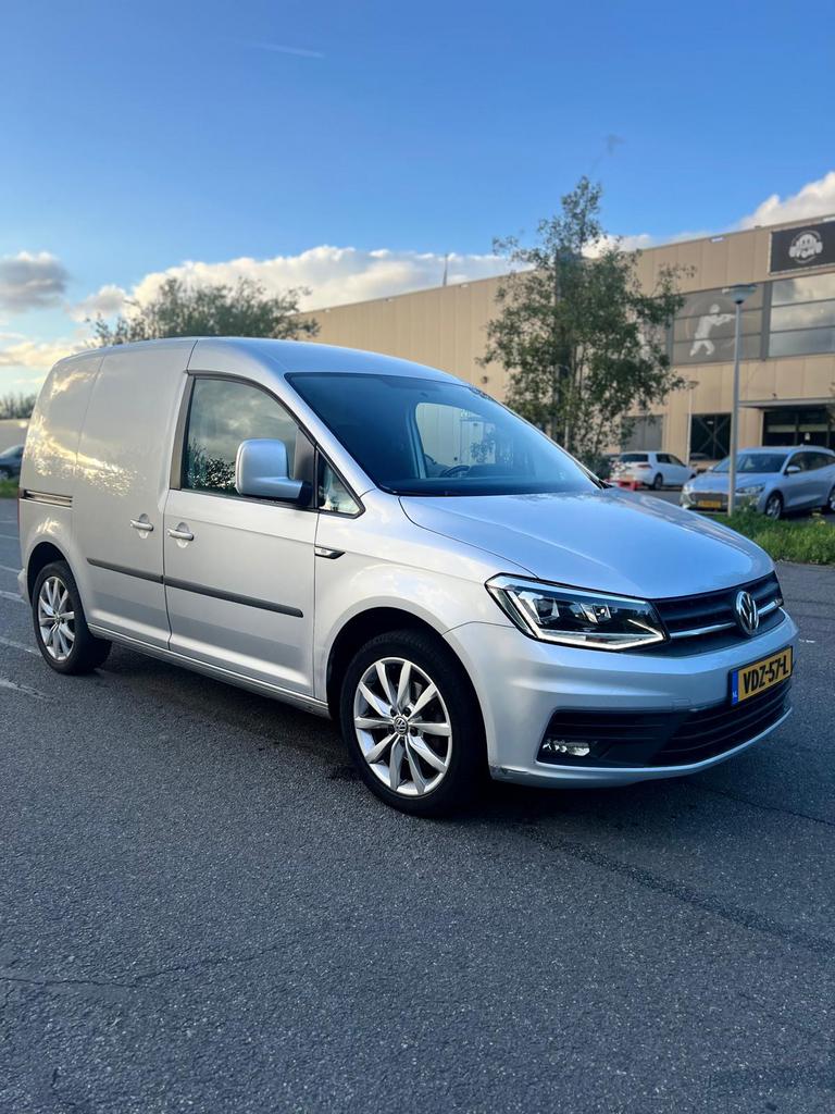Volkswagen Caddy 2.0 TDI gechipt 2016 Grijs INRUIL MOGELIJK, Auto's, Bestelauto's, Automaat, 4 cilinders, 700 kg, Volkswagen