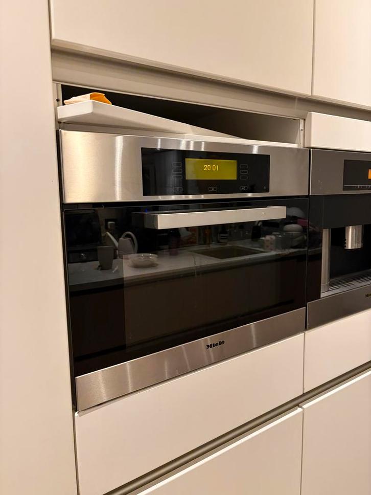 Miele combi-oven en magnetron, 45 liter, goede staat, Witgoed en Apparatuur, Magnetrons, Combimagnetron, Grill, Ophalen