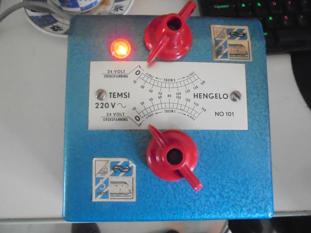 Temsi Trafo 24 volt-nr 101,zogoed als nieuw, Overige merken, Transformator of Voeding, Verzenden, Gelijkstroom of Wisselstroom