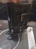 Chicca knielaarzen maat 36 zwart, Hoge laarzen, Zwart, Ophalen of Verzenden, Zo goed als nieuw