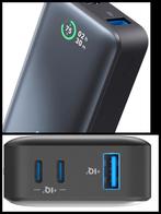 Anker mini Powerbank 30W 10000 mAh | PD Snelladen 3 poorten, Telecommunicatie, Ophalen of Verzenden, Zo goed als nieuw, Anker