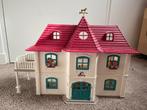 Schleich huis met meubels en poppetjes, Kinderen en Baby's, Ophalen of Verzenden, Gebruikt, Poppenhuis