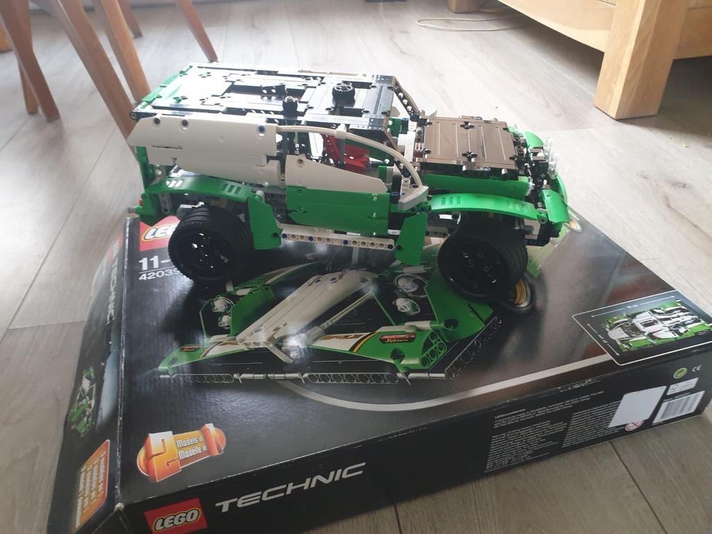 Lego Technic 42039 2-in-1 SUV Racewagen, Ophalen, Compleet, Lego, Zo goed als nieuw