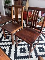 Antieke eetkamer stoelen set, Ophalen, Gebruikt