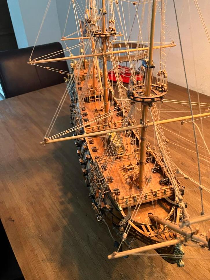 Prachtig gedetailleerd modelbouw schip - Zeilschip, Hobby en Vrije tijd, Modelbouw | Boten en Schepen, Zo goed als nieuw, Groter dan 1:32