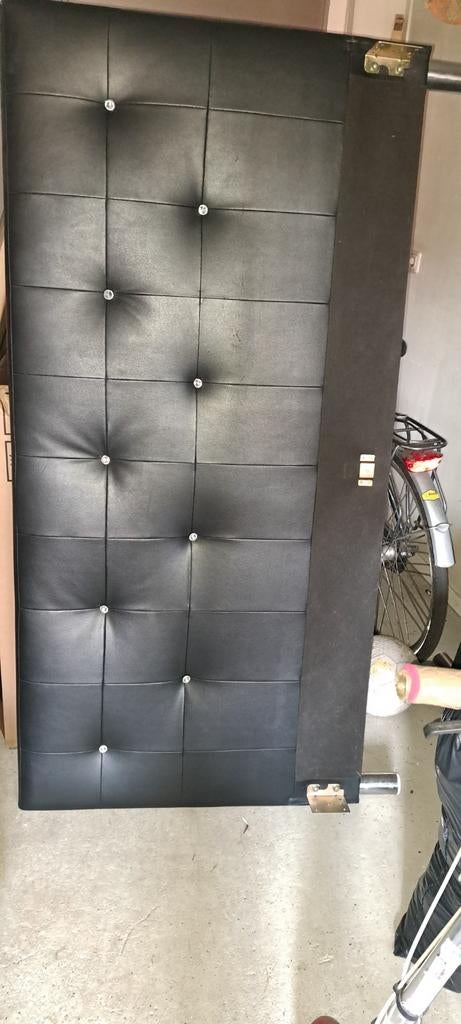 2 persoonsbed, Ophalen, Tweepersoons, Zwart, Hout