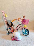 Baby Born Poppen Fietsje + Fietshelm + Mini Baby Born Popje., Ophalen of Verzenden, Gebruikt, Babypop