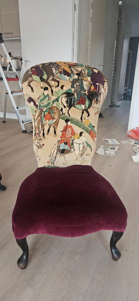 Stoel, Huis en Inrichting, Stoelen, Gebruikt, Eén, Stof, Overige kleuren, Ophalen