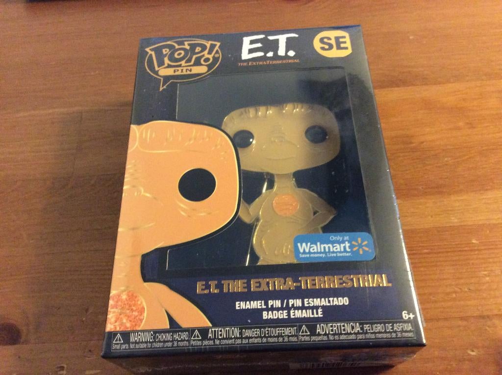 Funko Pop Pin. E.T. SE. Enamel pin. Nieuw, Verzamelen, Poppetjes en Figuurtjes, Ophalen of Verzenden, Nieuw