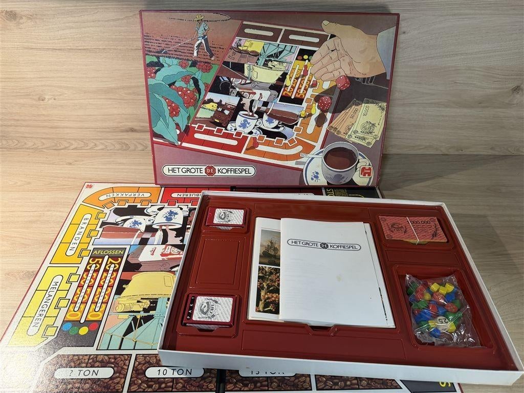 het grote de koffiespel - douwe egberts - s6384, Verzenden, Zo goed als nieuw