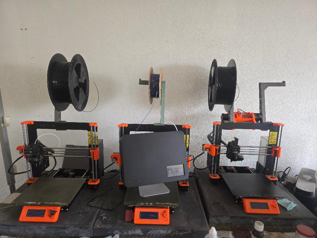 5 prusa mk3 + mmu 2 + palette 3 pro, Computers en Software, 3D Printers, Ophalen, Gebruikt, Original Prusa, Filament