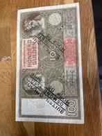 100 Gulden Michiel de Ruyter biljet (1943), Postzegels en Munten, Bankbiljetten | Nederland, Ophalen of Verzenden, 100 gulden