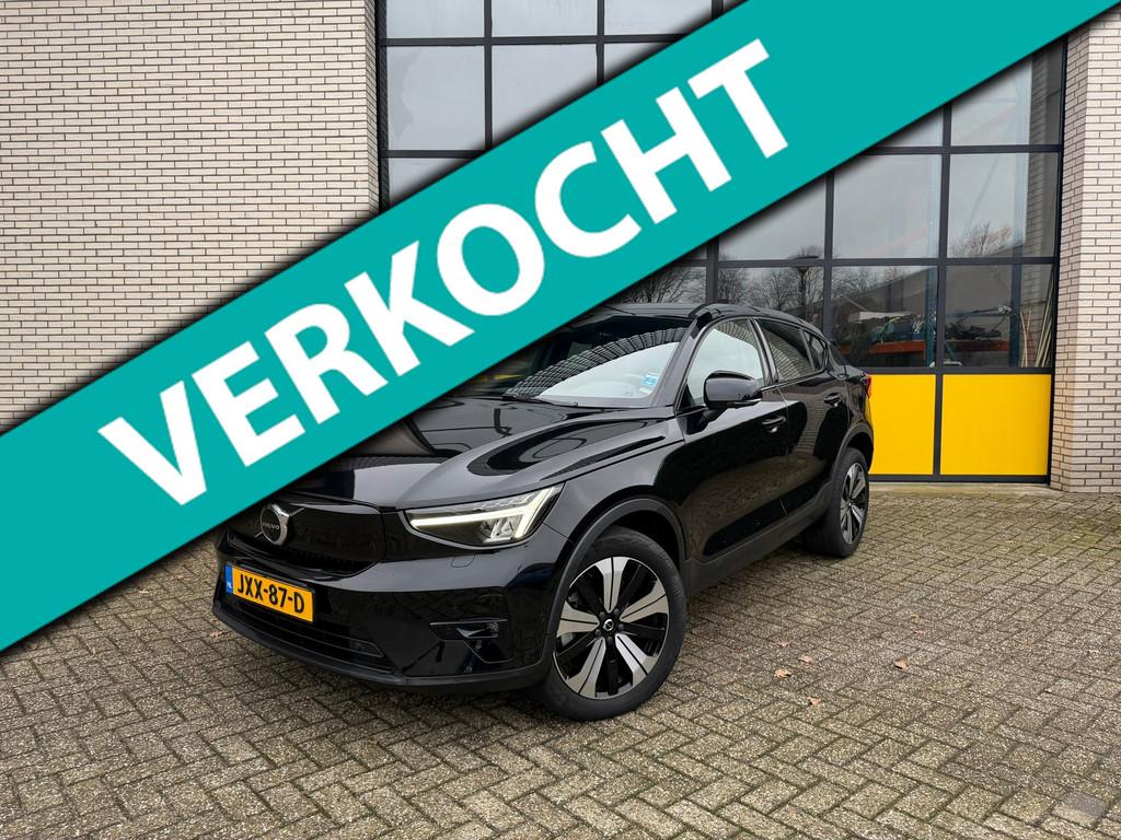 Volvo C40 Ultimate Warmtepomp,360, pano, harman/ Kardon, mem, Stof, Gebruikt, Zwart, Zwart