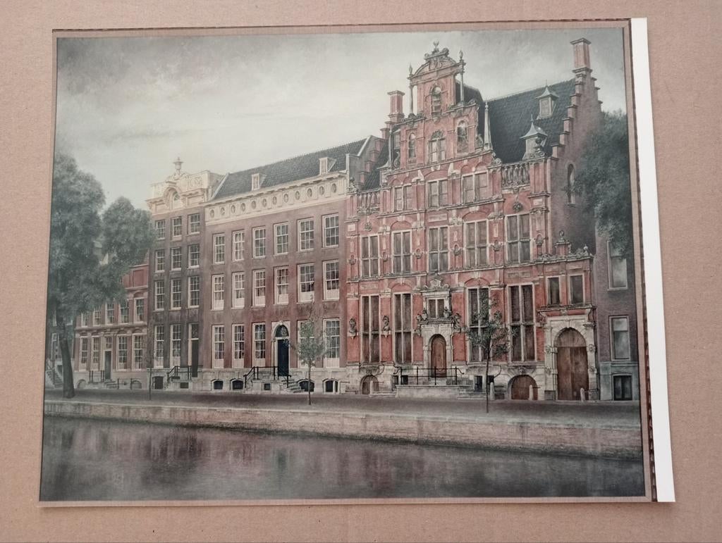 Wim Schuhmacher Persfoto Keizersgracht Amsterdam, Ophalen of Verzenden
