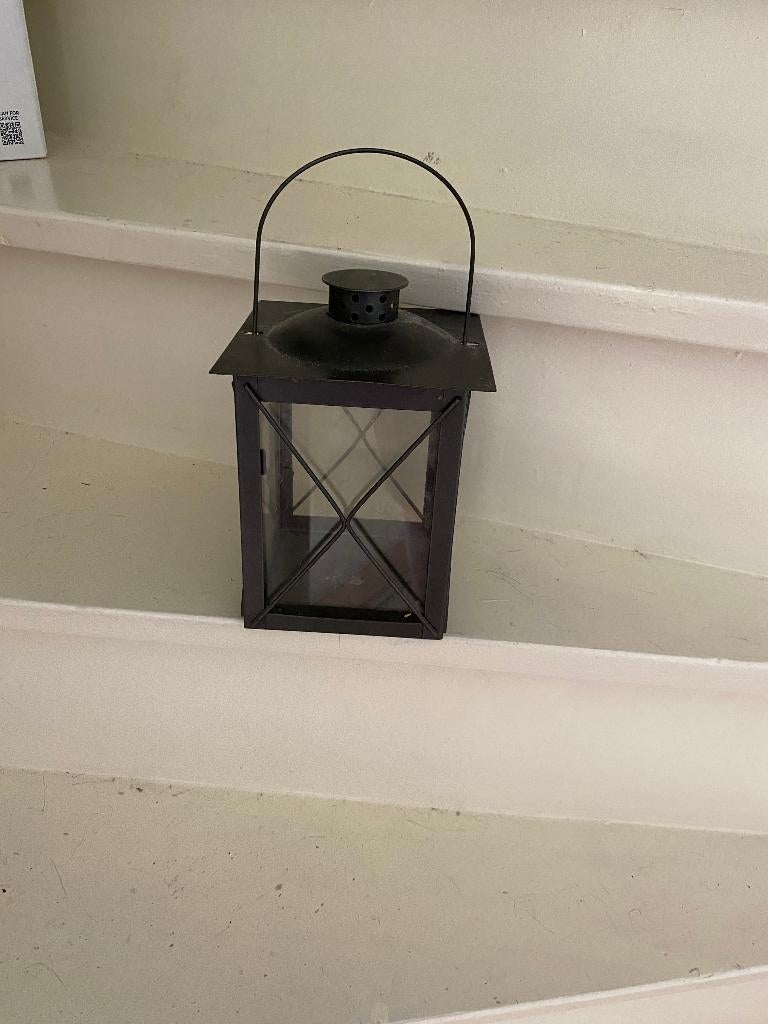 Lantaarn, Ophalen of Verzenden, Zo goed als nieuw, Overige materialen, 25 tot 50 cm