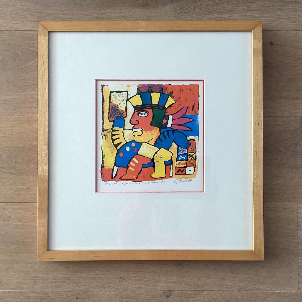 litho Clemens Briels(1946)   64/500, Ophalen of Verzenden