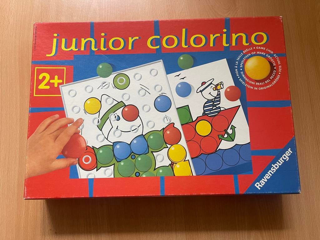 Junior Colorino Ravensburger - Educatief spel 2+, Kinderen en Baby's, Ophalen of Verzenden, Zo goed als nieuw, Puzzelen