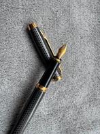 Vintage Élysee vulpen grijsgoud gaaspatroon, Ophalen of Verzenden