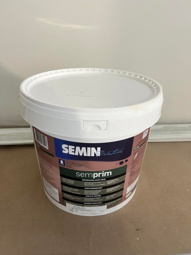 Semprim / Veveo collix unifix voorstrijk 10L - RAL 9001, Ophalen of Verzenden, Zo goed als nieuw, Wit