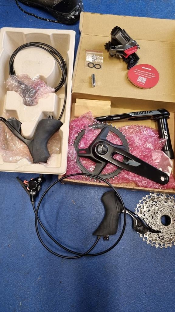 SRAM Rival AXS XPLR 1x12 groepset met powermeter, Fietsen en Brommers, Fietsonderdelen, Overige materialen, Ophalen of Verzenden