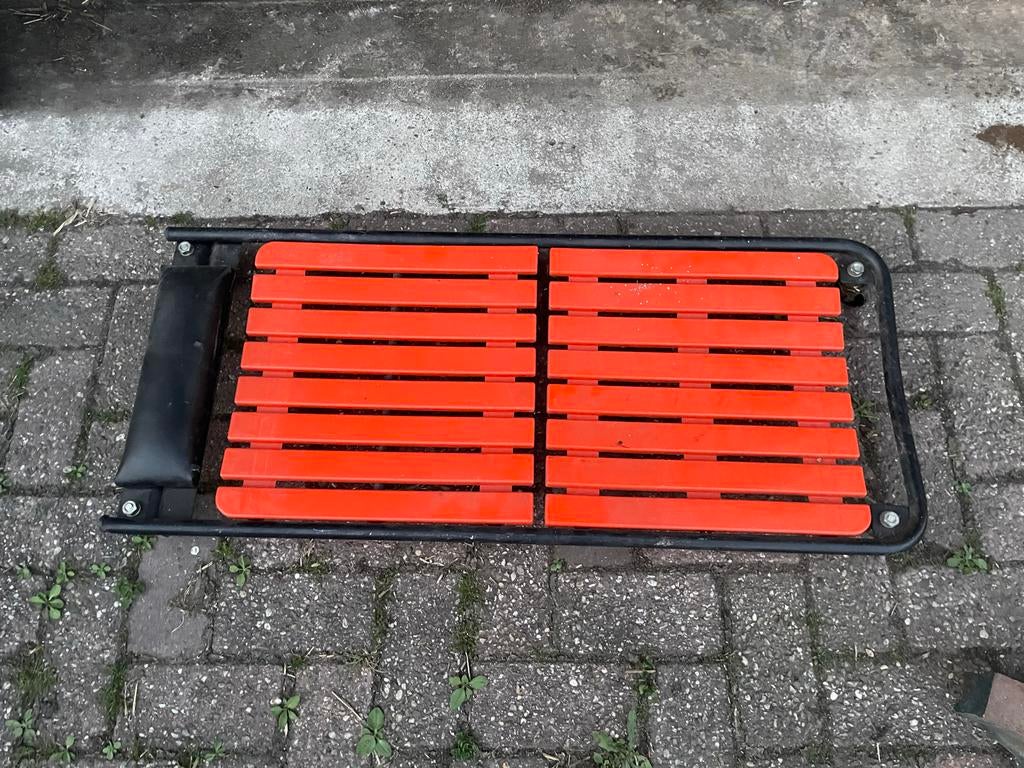Werkplaats kruiwagen / ligkar - Oranje, Ophalen, Gebruikt