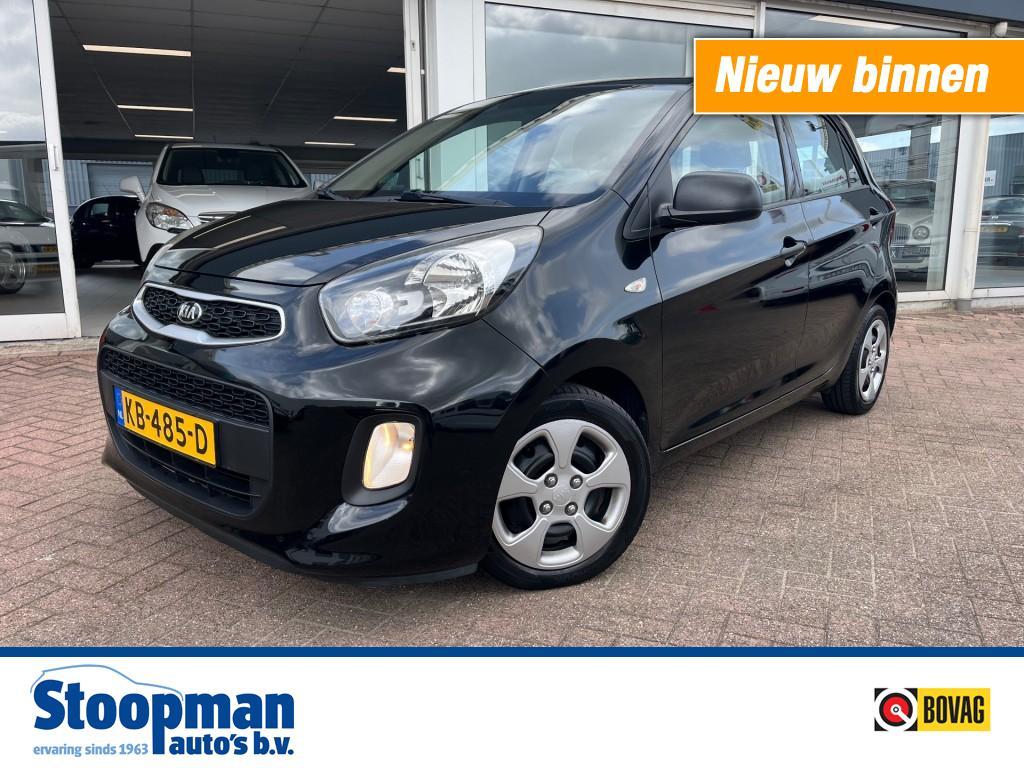 Kia PICANTO 1.0 ComfortLine 5drs Bluetooth CV, Auto's, Voorwielaandrijving, Euro 5, Gebruikt, Zwart