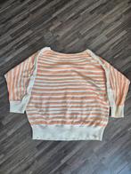 YAYA WOMEN gestreepte top / katoen & Linnen, Verzenden, Zo goed als nieuw, Wit, Korte mouw