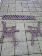 Delen voor gietijzeren tuinbank, Ophalen, Metaal