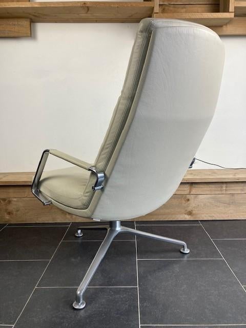 Walter Knoll Fabricius en Kastholm FK86 fauteuil , wit leder, Huis en Inrichting, Fauteuils, Minder dan 75 cm, Design, Ophalen of Verzenden