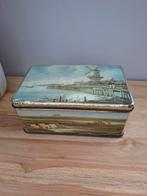 Antiek De Gruyter blik met afbeelding Jacob Ruysdael, Ophalen of Verzenden, Gebruikt, Overige