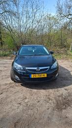 Opel Astra 1.6 Turbo 5D 2009 Zwart bomvol opties en extra's, Auto's, Opel, Voorwielaandrijving, 4 cilinders, 179 pk, Leder en Stof