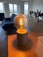 Tafellamp Charis met spiraal LED lamp, Huis en Inrichting, Lampen | Tafellampen, Ophalen, Zo goed als nieuw, Metaal, Minder dan 50 cm