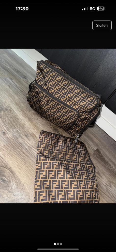 Fendi Luiertas - Stijlvol en Praktisch, Kinderen en Baby's, Luiertassen, Gebruikt, Schoudertas, Ophalen of Verzenden